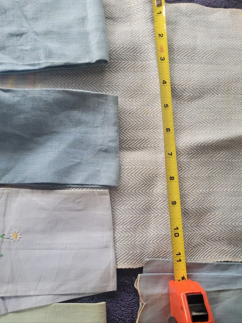 Assorted Blue Linens